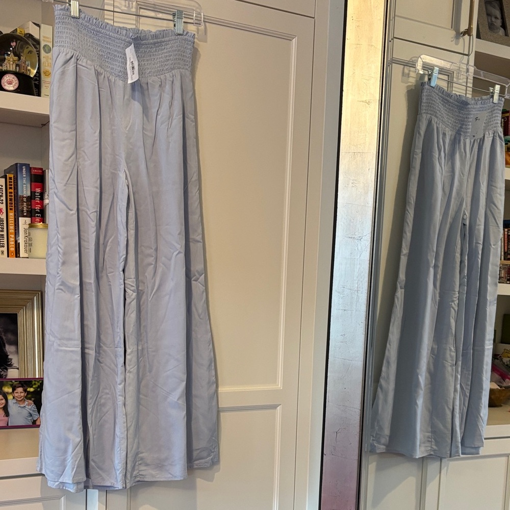 Brand new with Tags Never Worn Katie J NYC Light Blue Flora Pants